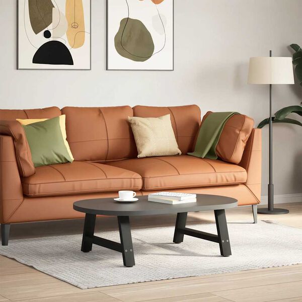 vidaXL Крака за масичка за кафе, А-образни, 2 бр., черни, 70 x (30-31) см, стомана