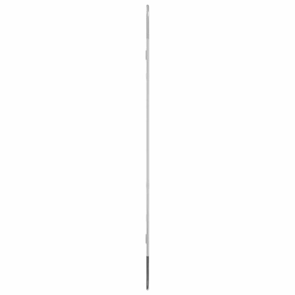 vidaXL Стенно огледало сребро 90x40 см кръгло