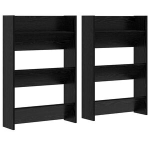 vidaXL Шкаф за обувки 2 бр. 60 x 18 x 90 см Инженерна дървесина