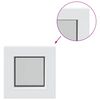 vidaXL Прозорец за мазе RISOR 30 x 30 cm PVC и стъкло
