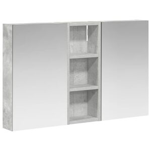 vidaXL Комплект шкафове за баня с рафт с врата 3 pcs 80 x 10,5 x 50 см