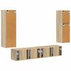 vidaXL Комплект ТВ шкаф 4 pcs Сонома дъб Инженерно дърво