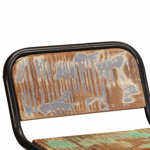 vidaXL Бар табуретки, 4 бр, 46x35,5x70 см, регенерирана дървесина