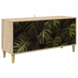 vidaXL ТВ шкаф ELBURG 102 x 33 x 50 см Сонома Инженерна дървесина