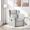 vidaXL Recliner Chair Cloud Grey Fabric