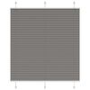 vidaXL Плисирана щора Антрацит 115x100 cm Ширина на плата 114,4 cm