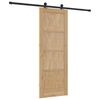 vidaXL Преплъзваща се врата ORKDAL Кафяво 73,5 x 198,5 см