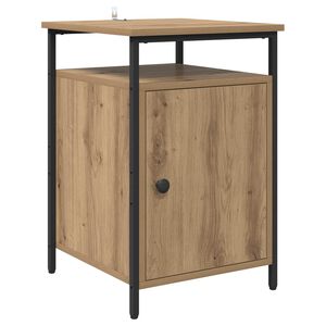 vidaXL Нощен шкаф Дъб 40 x 42 x 60 см Инженерна дървесина