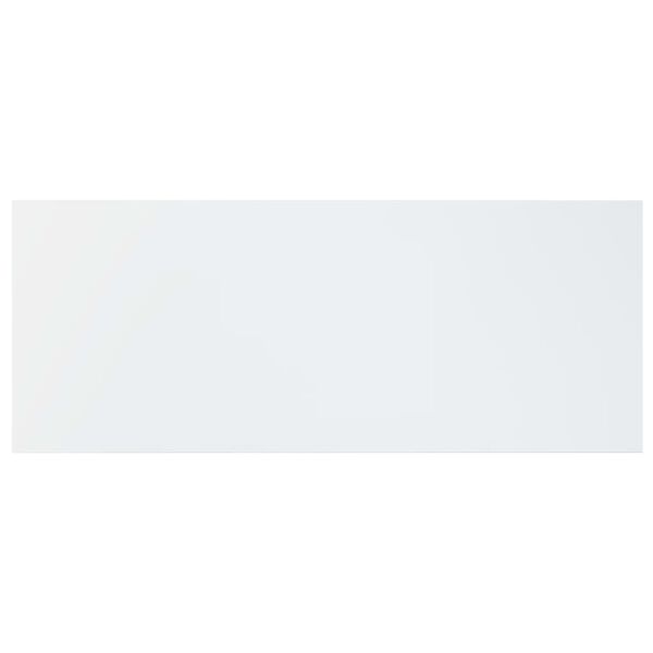 vidaXL Рафтове, 4 бр, бял гланц, 100x40x1,5 см, инженерно дърво