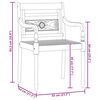 vidaXL Градински трапезен комплект, 5 части, тиково дърво масив