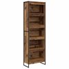 vidaXL Шкаф за книги 60 x 30 x 189,5 см Инженерна дървесина