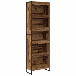 vidaXL Шкаф за книги 60 x 30 x 189,5 см Инженерна дървесина