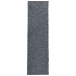 vidaXL Абсорбиращо мръсотията килимче, 100x400 см, сиво