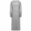 vidaXL Одеяло с качулка KINN Сив XXL Памук
