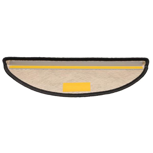 vidaXL Самозалепващи стелки за стълби сизал 30 бр 65x21x4 см антрацит