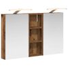 vidaXL Комплект шкафове за баня 3 бр. 80 x 10,5 x 50 см