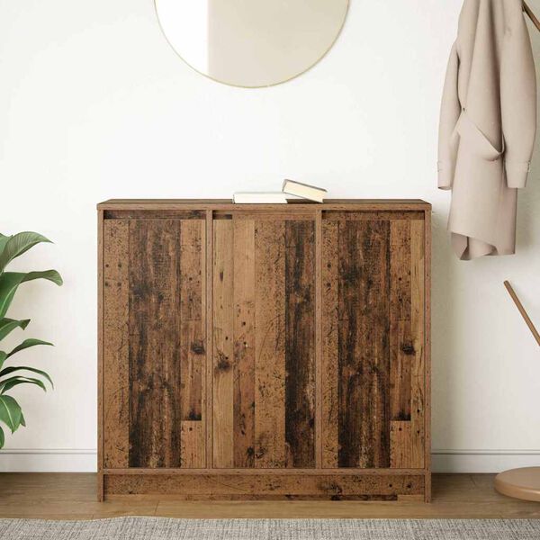 vidaXL Сайдборд, cтаро дърво, 85x34x76 см, инженерно дърво