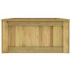 vidaXL Повдигната леха, 196x100x50 см, импрегнирано борово дърво