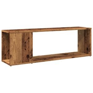 vidaXL ТВ шкаф, старо дърво, 100x24x32 см, инженерно дърво