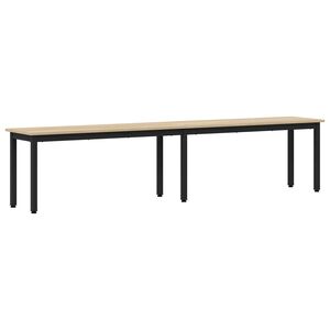 vidaXL Пейка Сонома 200 x 35 x 45 см Инженерно дърво