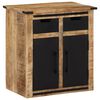 vidaXL Бюфет с 2 чекмеджета 55x35x60 см масивно мангово дърво
