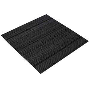 vidaXL Килимна плочка Рейкотиран Светлосив 50 x 50 cm 4 pcs ПП и Битум