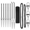 vidaXL Заварена мрежа с шипове 10 x 0,6 м (19 x 19 мм мрежа) Сиво