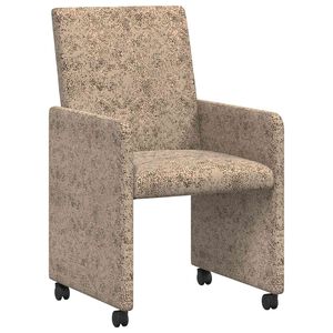 vidaXL Столове с Колела с колела 2 pcs Светлосиво 57 х 66 х 94 см