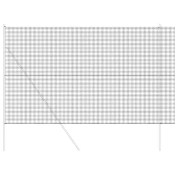 vidaXL Заварена мрежа ограда Сив 1.5 x 50 m