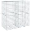 vidaXL Габионна кошница с покритие, 200x100x200 см, поцинковано желязо