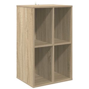 vidaXL Шкаф за грамофонни плочи Дъб сонома 44,5 x 36,5 x 74,5 см