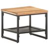 vidaXL Странична маса, 40x40x35 см, акациево дърво масив