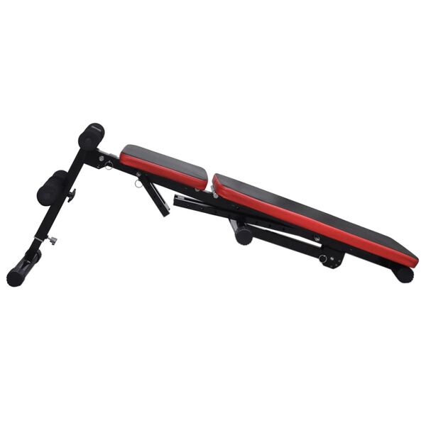 vidaXL Комплект регулируема пейка за преси с щанга и дъмбели, 30,5 кг