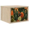 vidaXL Стенен шкаф за нощно шкафче ZAANDAM Дъб сонома 36 x 33 x 25 см