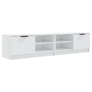 vidaXL ТВ шкафове 2 бр бял гланц 80x35x36,5 см инженерно дърво