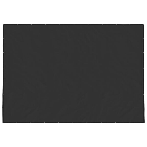 vidaXL Мрежа за ремарке, HDPE, 3,5x5 м, черна