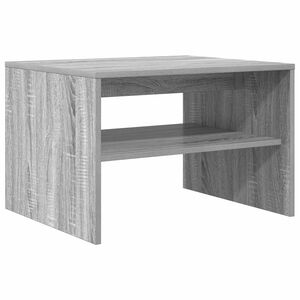 vidaXL Масичка за кафе Сив Сонома 60 x 50 x 40 см Инженерна дървесина