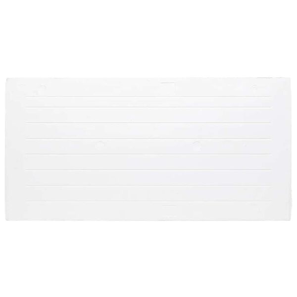 vidaXL 3D стенни панели 10 бр червено и бяло 100x50 см EPS