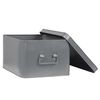 LABEL51 Кутия за съхранение Media, 35x27x18 см, ХL, антично сиво