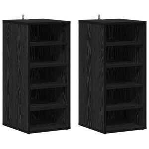 vidaXL Шкаф за обувки 2 бр. 32 x 35 x 70 см Инженерна дървесина