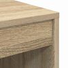 vidaXL Бюро с чекмедже 2 pcs Сонома дъб