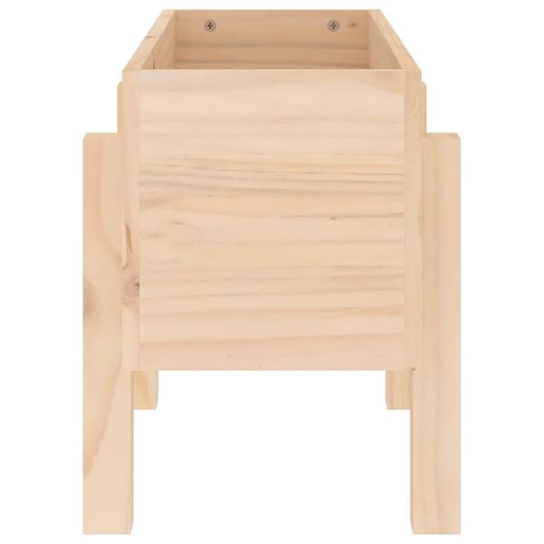 vidaXL Градински сандък, 62x30x38 см, бор масив