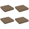vidaXL Кушони за сядане, 4 броя VUGHT 4 pcs 100% полиестер Таупе