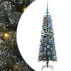 vidaXL С изкуствено коледно дърво с 150 LED светодиода Зелен 120 cm