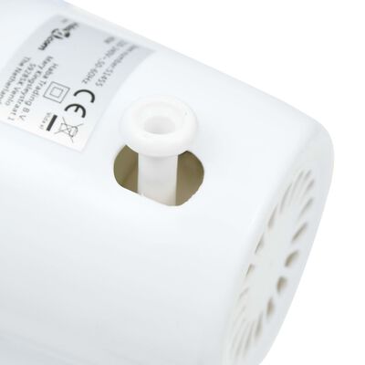vidaXL Настолен вентилатор, 3 скорости, 30 см, 40 W, бял