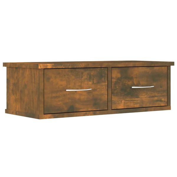 vidaXL Стенен шкаф, опушен дъб, 60x26x18,5 см, инженерно дърво