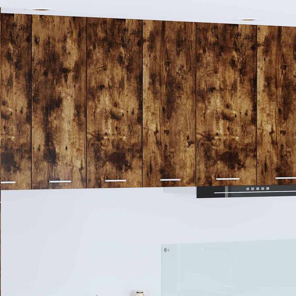 vidaXL Висящ шкаф с врата Димян дъб 60 x 31 x 80 см Инженерно дърво