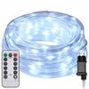 vidaXL Светещо въже с 120 LED светодиода Студено бяло 5 m ПВЦ
