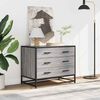 vidaXL Шкаф с чекмеджета Grey Sonoma 70x41x56 cm Инженерна дървесина