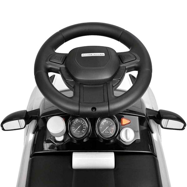 Електрическа кола Land Rover 348, бяла, с мелодии